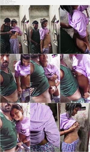 Beautiful Young Girl Quick Stand Fucking with Boyfriend