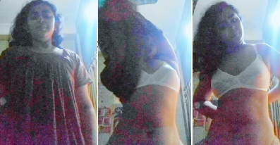 Chubby Babe Removing Dress Showing Nude