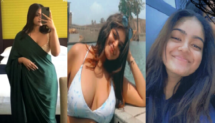 Cute Girl Making Nude Selfie Video