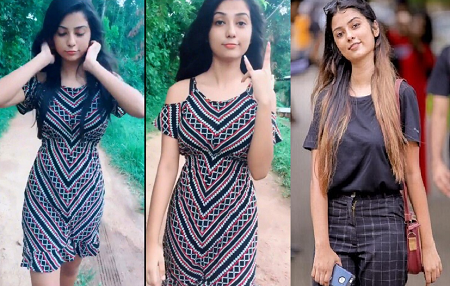 Cute Indian TikToker Getting Fully Nude on VC for Boyfriend But Suddenly her Mom Open Door & She Quick Run in Bathroom Full Collection Don’t Miss