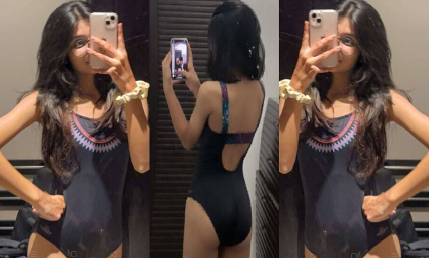 Cute Slim Girl Showing Her Small Boobs