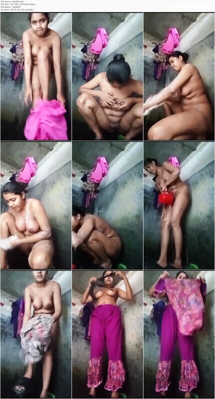 Sexy Girl Before Bath P!ssing In Bathroom