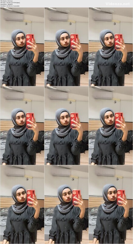 Slim Hijabi Indian Girl Showing Many Clip’s