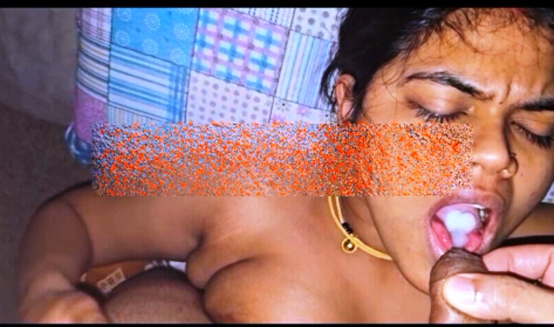 Tamil Aunty Giving Blowjob Taking Cum Inside Mouth