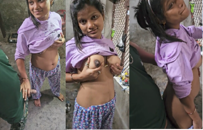 Village Couple Stand Fucking