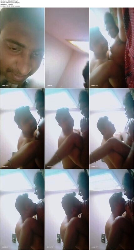 Village Horny Couple Boobs Sucking