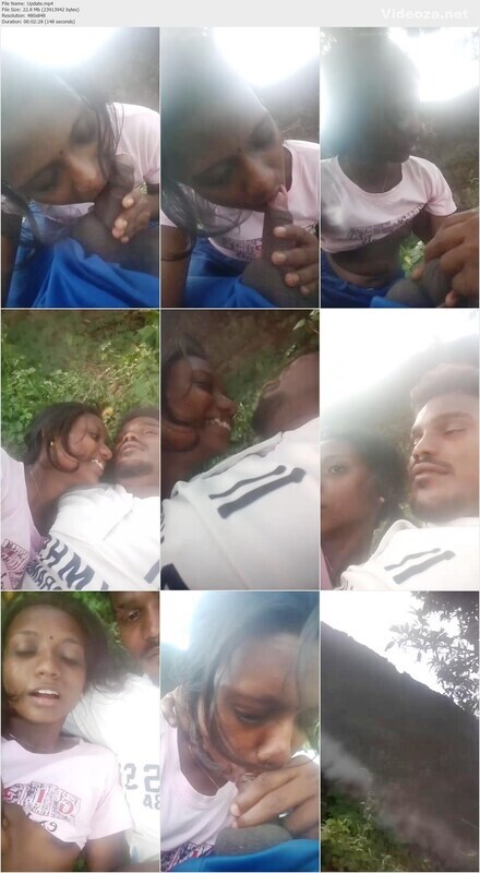 Young Mallu Couple Outdoor Blowjob