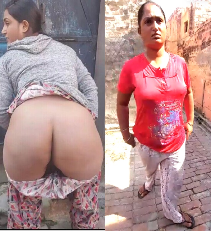 Chubby Punjabi Bhabhi Showing her Huge Ass to Boyfriend Quick Fucking on Street And Accedently Cum Inside Pussy in Hurry Must Watch