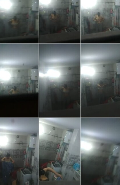 Bhabhi After Bath Wearing Clothes Secretly Captured