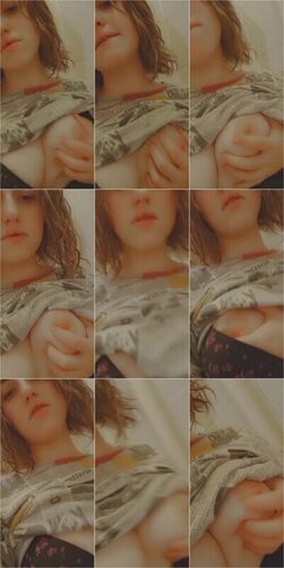 Cute Girl Showing Playing With Her Boobies