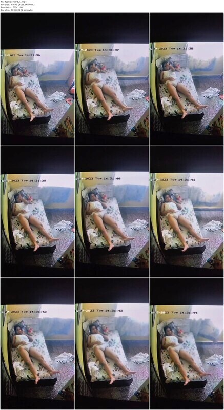 Home Alone Girl Nude Captured In CCTV Cam