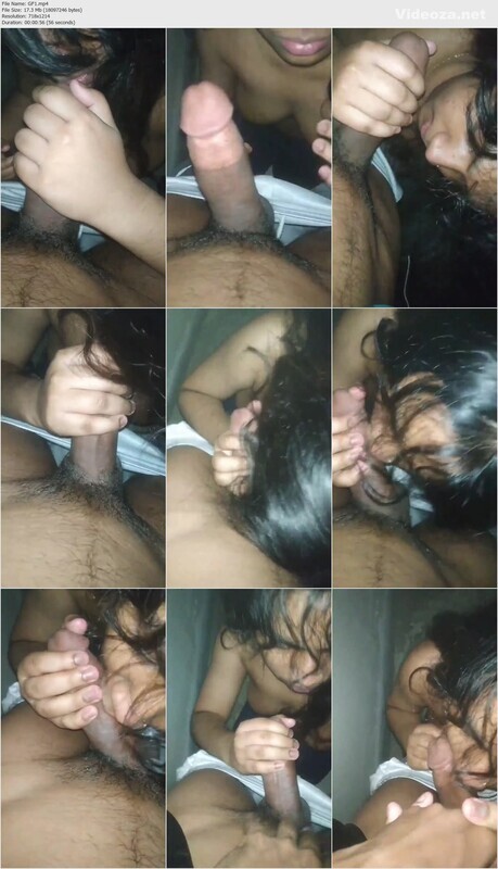 Horny Girlfriend Giving Blowjob Fingering Her Pussy