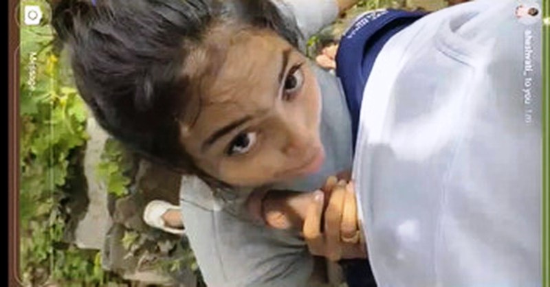 Innocent Girlfriend Outdoor Giving Blowjob Pussy Fingering Riding On Boyfriend Dick