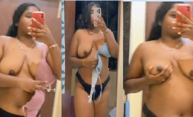 Mallu Girl Removing Bra Showing Her Big Boobs
