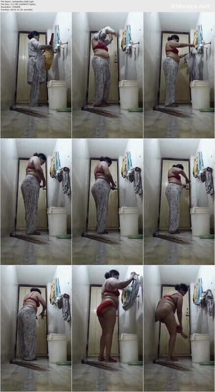 Mature Wife Before Bath Removing Clothes Captured In Hidden Cam