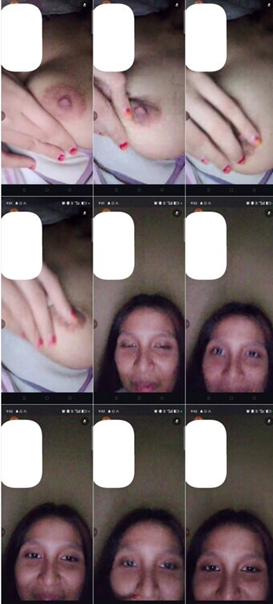 Shy Girl Showing On Video Call