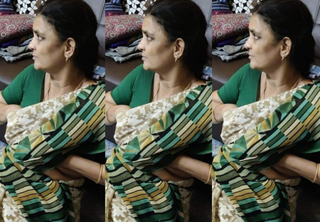 Tamil Mother Secretly Recorded by her Son Everyday When She Changing Clothes