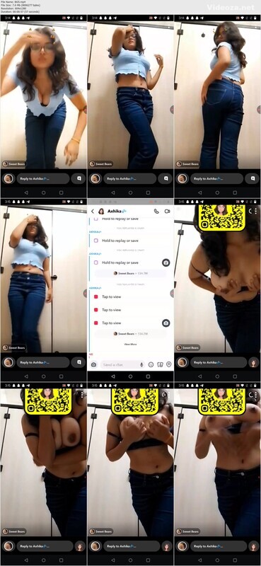 Tanker Snapchat Girl Playing With Her Boobies