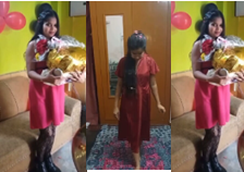 Beautiful Indian Girl Getting Fully Drunk After her Birthday Party Celebration