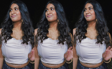 Dusky Indian Girl Living in California Showing Big Boobs Massage Sucking Dick Fucking Hard with Boyfriend Pic’s+Video’s