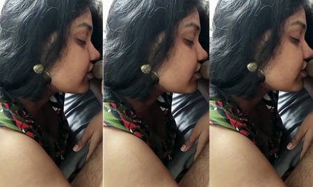 Famous Tamil Wife Kruthika Sucking Husband Dick