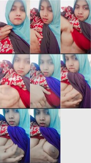 Hijabi Girl Showing Her Boobs