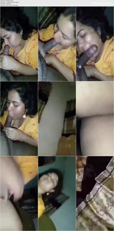 Horny Wife Giving Blowjob Riding On Husband Dick