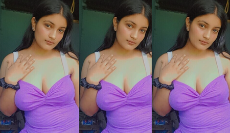 Kinky Desi Village Girl Taking Nude Selfie in Jungle Teasing Riding on Boyfriend Dick