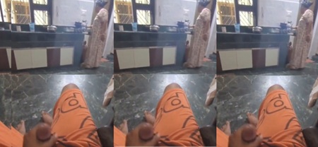 Pervy Tamil Son Rubbing Dick In Front of Mother Nude Captured When She Bathing Pussy Upskirt