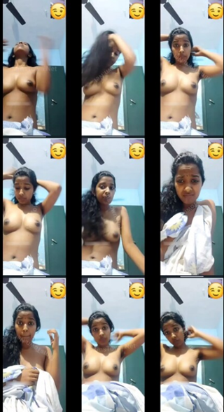 Shy Tamil Girl Showing On Video Call