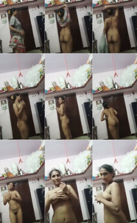 Slim Indian Girl Removing Dress Showing