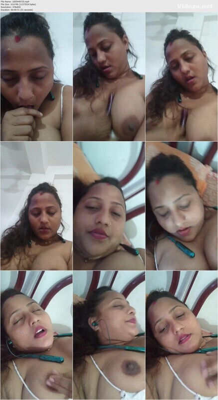 Unsatisfied Horny Boudi Masturbating Hard