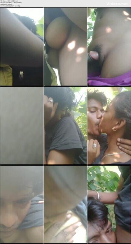 Young Lovers Outdoor Fucking