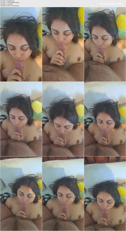 Beautiful Wife Giving Blowjob