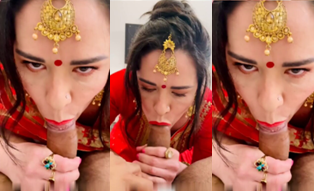 Gorgeous Punjabi Milf Giving Blowjob