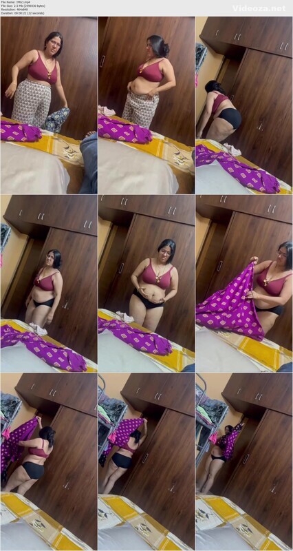 Mallu Aunty Giving Blowjob Changing Clothes Secretly Captured Nude