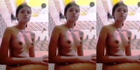 SLIM TAMIL GIRL SHAKING SMALL TITS & SHOWING HAIRY PUSSY DANCING & STRIPPING