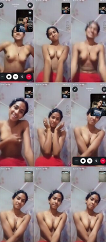 Slim Girl Showing For Boyfriend