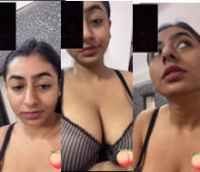 Indian Instagram Influencer Showing Boobs to Producer