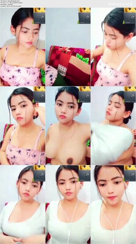 Very Sexy Girlfriend Showing Her Boobs