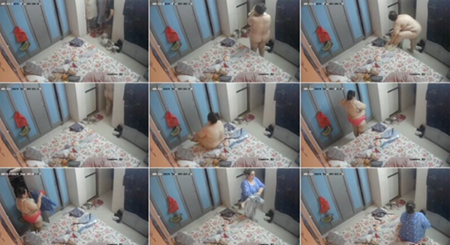 Viral Mom And Daughter Changing Clothes Captured In CCTV Cam