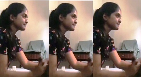 Beautiful Girl Giving Blowjob and Quick Stand Fucking with Cousin Brother Without Removing her Shorts When Nobody At Home