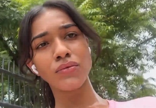 Extremely Sexy Slim Girl Sucking Cousin Brother Dick in Bathroom Quick Stand Fucking Without Removing Panty Many Time Giving Blowjob