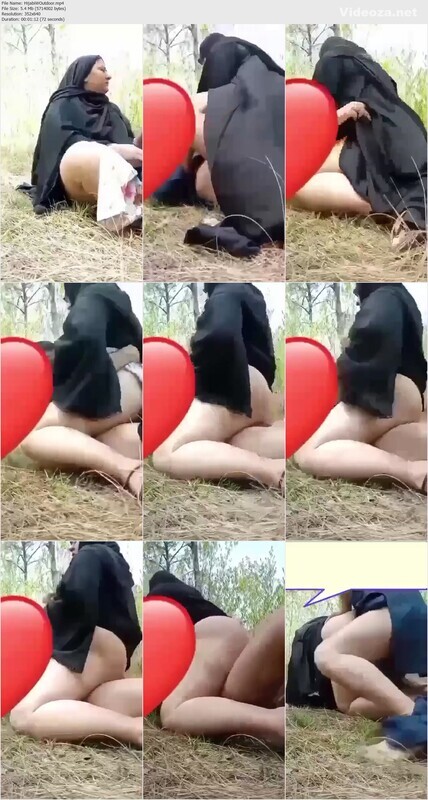 Hijabi Wife Outdoor Sucking Dick Fucking