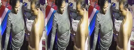 Hot Wife Changing Clothes Giving Blowjob Captured In CCTV Cam