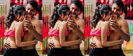 Sexy Indian Girl Showing her Boobs Fingering Pussy Riding on Boyfriend Dick Fucking When Nobody At Home