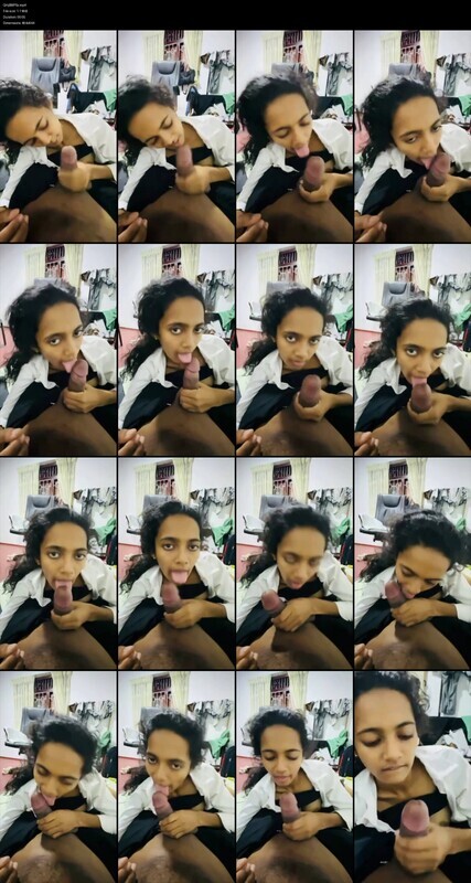 Sexy Slim Lankan Girl Sucking Boyfriend Dick Riding Outdoor Fucking