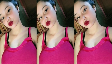 BEAUTIFUL BENGALI HAIRY PINK PUSSY GF PLAYING WITH BOOBS ON VC