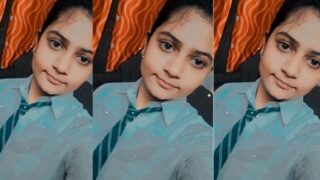 Beautiful Innocent Face College Girl Showing her Big Boobs Spread Asshole for Boyfriend After Class