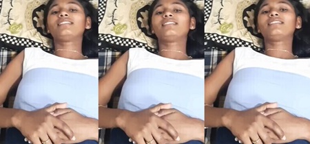 Extremely Cute Young Teen Tamil College Girl Sucking Boyfriend Dick Tight Pussy Painful Fucking in Hostel with Killer Expression